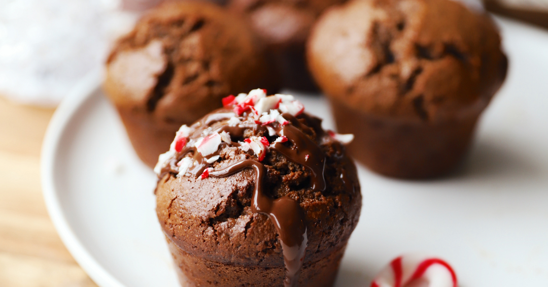 Chocolate Peppermint Muffins