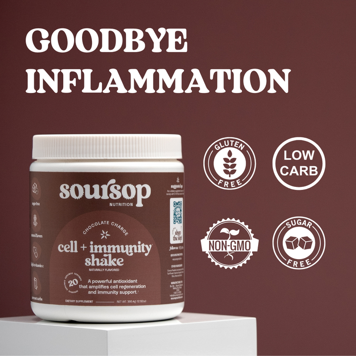 Soursop Chocolate Charge Shake Inflammation