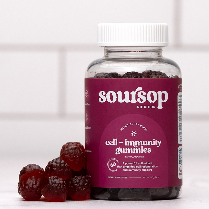 Soursop Nutrition Mixed Berry Blast Soursop Gummies