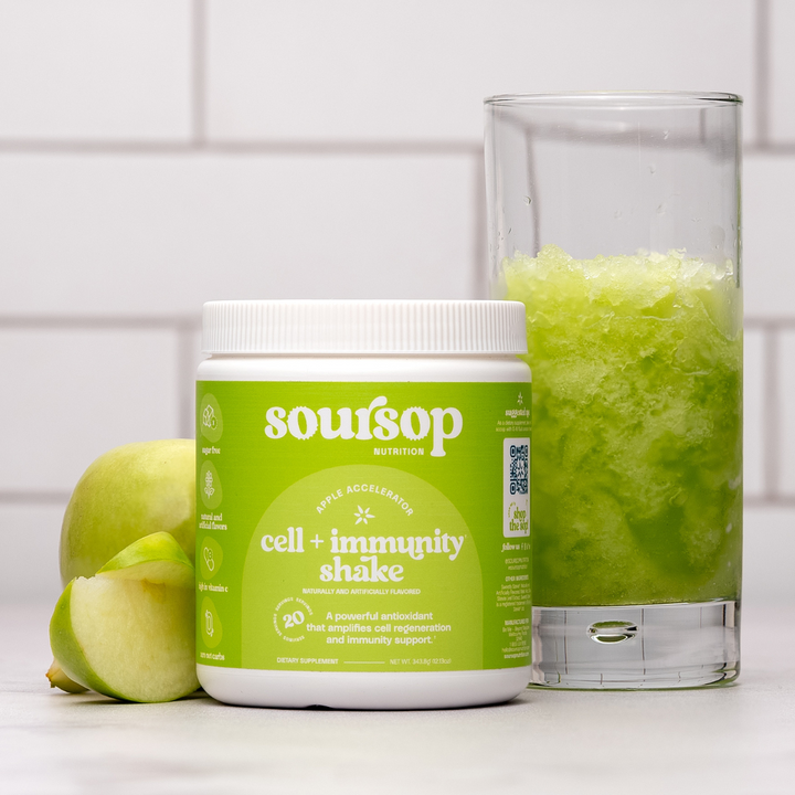 Acelerador de manzana Soursop Shake