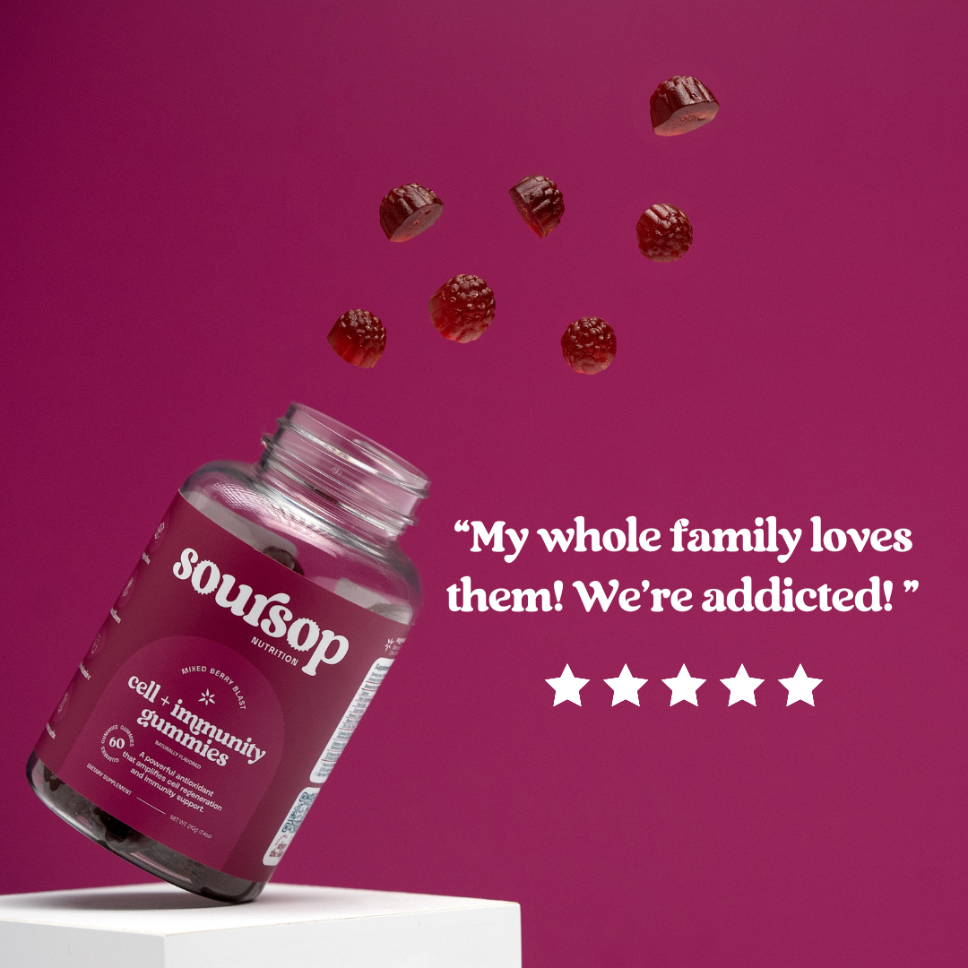 Mixed Berry Blast Soursop Gummies review