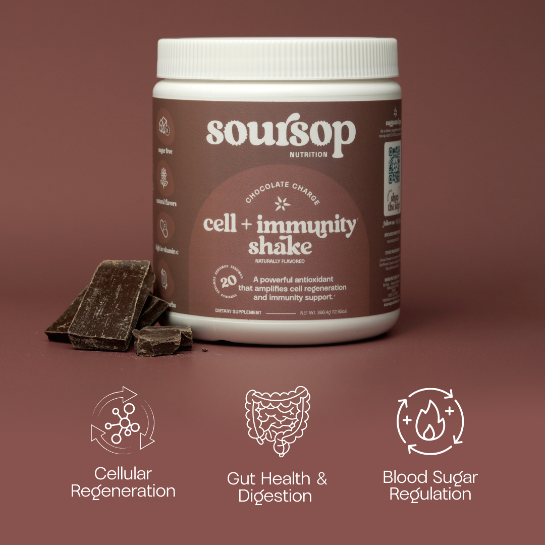 Soursop Chocolate Charge Shake gut health