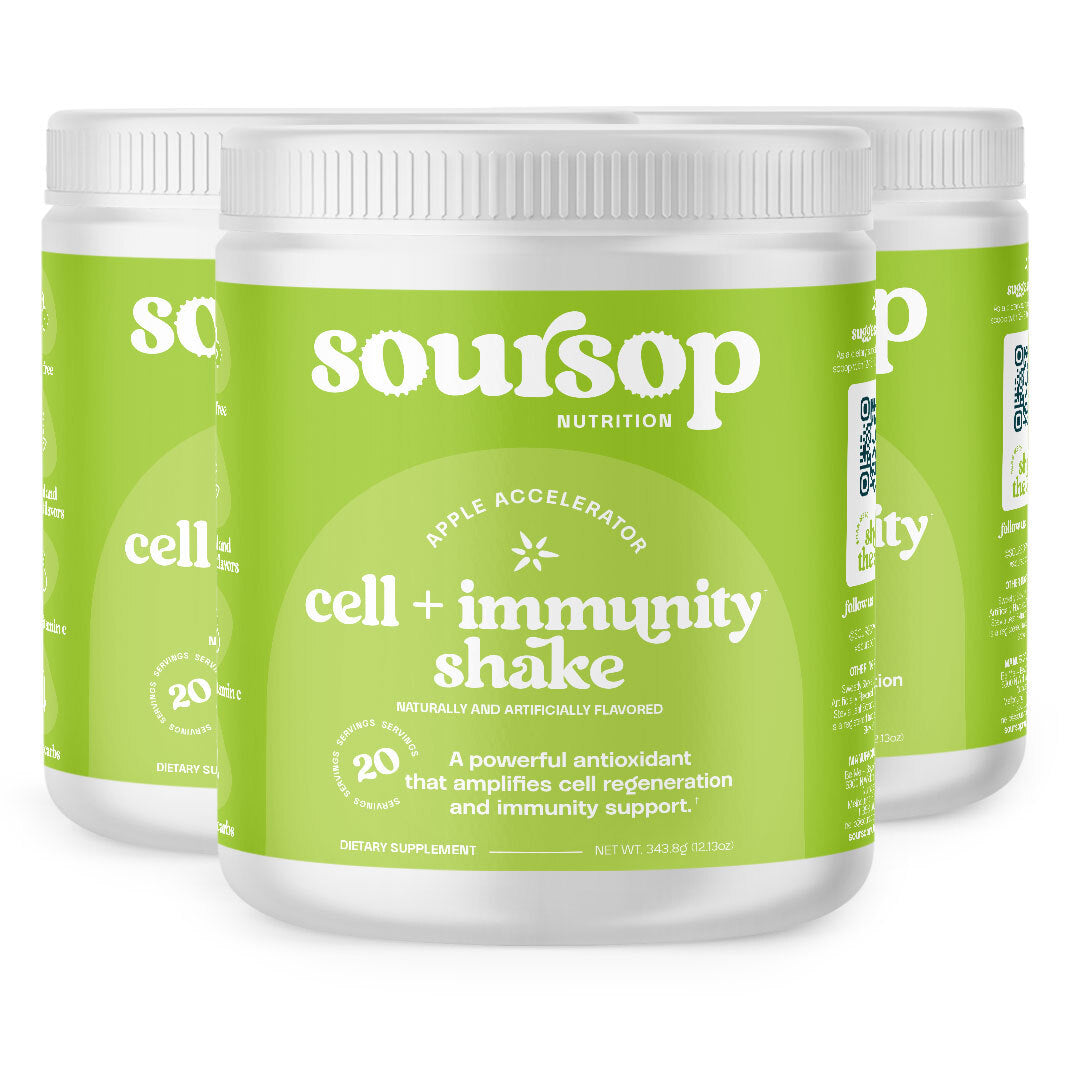 Acelerador de manzana Soursop Shake