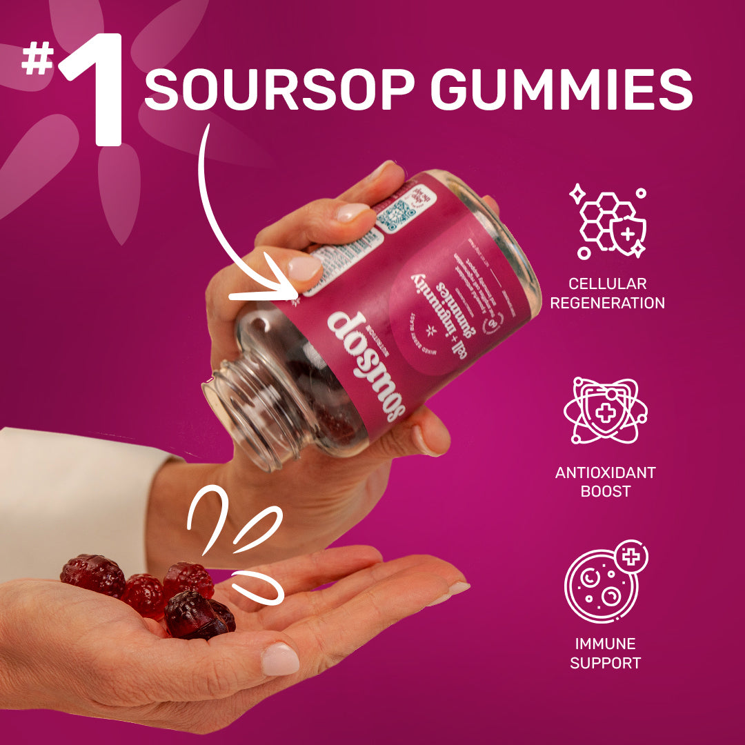 Cell + Immunity Soursop Gummies (1 Bottle)